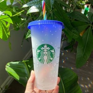 Starbucks confetti color changing venti cup 24 oz limited edition